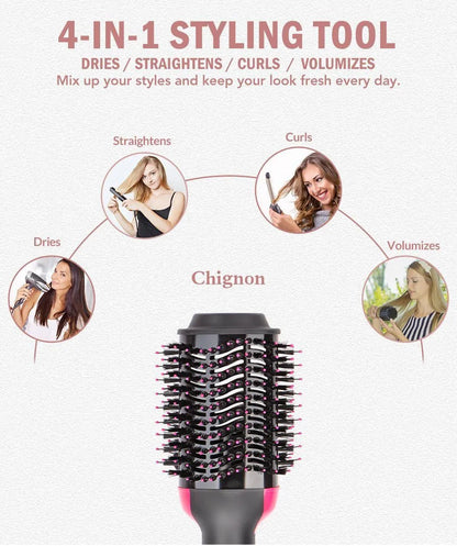 Hair Dryer Brush 3-in-1 Hot Air Brush