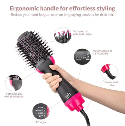Hair Dryer Brush 3-in-1 Hot Air Brush